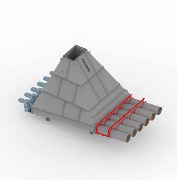 Feeder Lung Silo with Screws