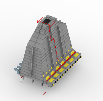 Distributor Lung Silo with Screws